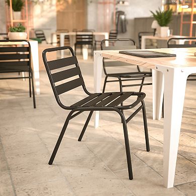 Flash Furniture Lila Indoor/Outdoor Stackable Chair