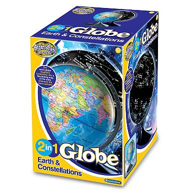 Brainstorm 2-in-1 Earth & Constellations Globe Interactive Toy