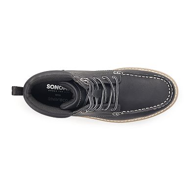 Sonoma Goods For Life Harlann Men's Moc Toe Lug Sole Hiker Boots