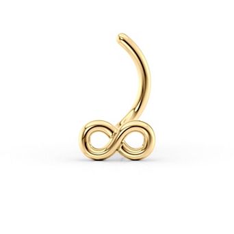 Lila Moon Curved Infinity Nose Stud