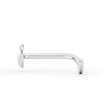 Lila Moon Curved Heart Nose Stud