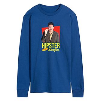 Men's Seinfeld Hipster Doofus Long Sleeve Graphic Tee