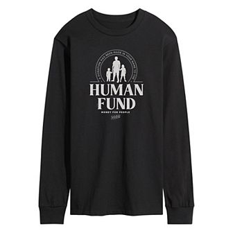 Men's Seinfeld The Human Fund Long Sleeve Graphic Tee