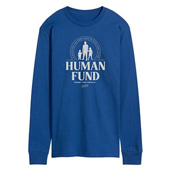 Men's Seinfeld The Human Fund Long Sleeve Graphic Tee
