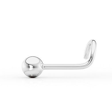 Lila Moon 14k Gold Curved Nose Stud