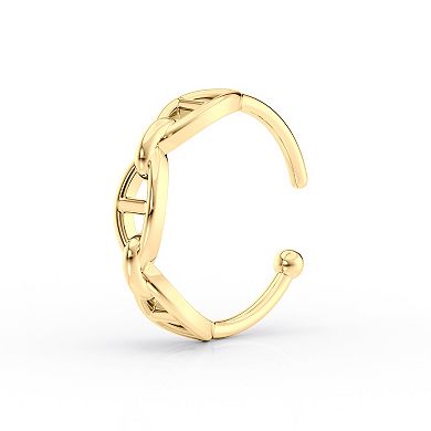 Lila Moon 10k Gold Open Nose Ring
