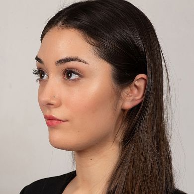 Lila Moon 10k Gold Lab-Grown Diamond Accent 3-Stone Nose Stud