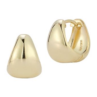 LUMINOR GOLD 14k Gold Bold Huggie Earrings