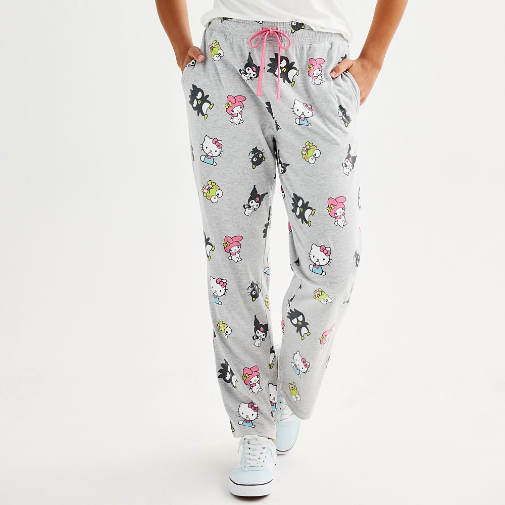Juniors' Hello Kitty and Friends All Over Print Pajama Pants