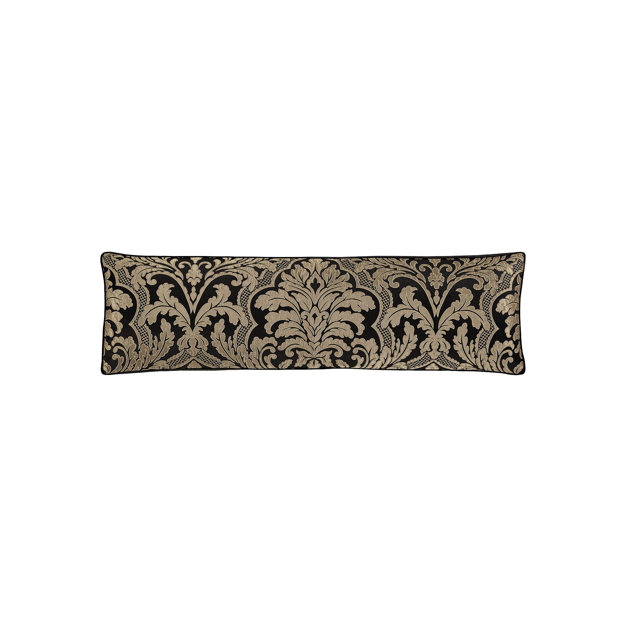 Five Queens Court Branson Boudoir Lumbar Decorative Throw Pillow, Black