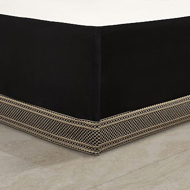 Five Queens Court Branson Black & Gold Comforter Set or Euro Sham