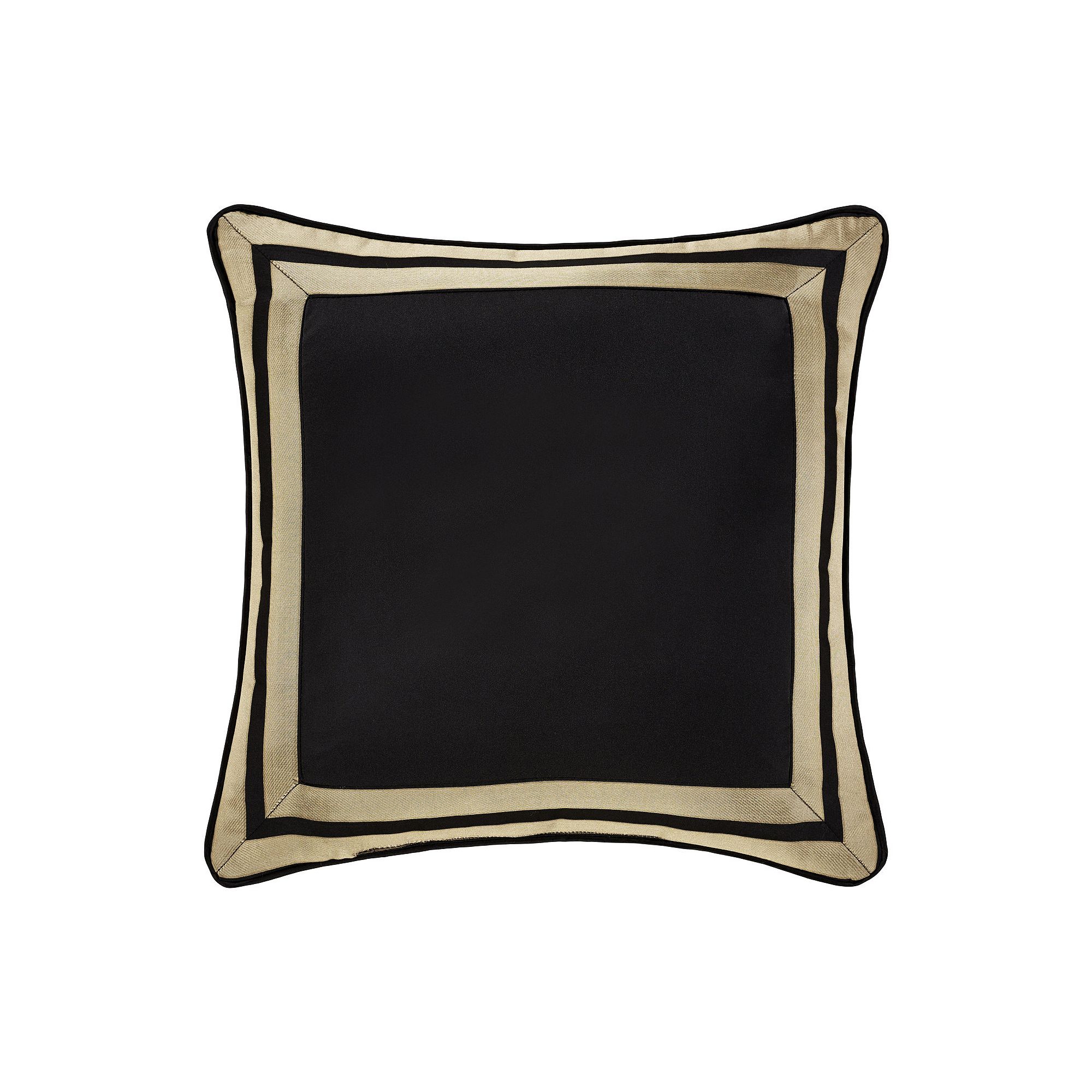 Five Queens Court Charleston Black 20-in. Square Decorative Throw Pillow