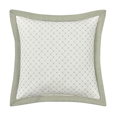Five Queens Court Flaire 20" Square Decorative Throw Pillow