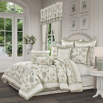 Five Queens Court Flaire Comforter Set or Euro Sham