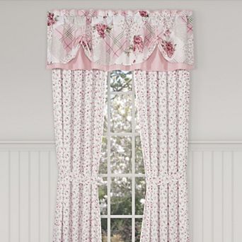 Royal Court Bungalow 2 Window Curtain Panels or Valance