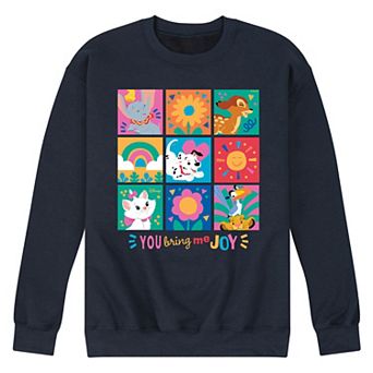 Disney's Men's You Bring Me Joy Fleece Sweatshirt