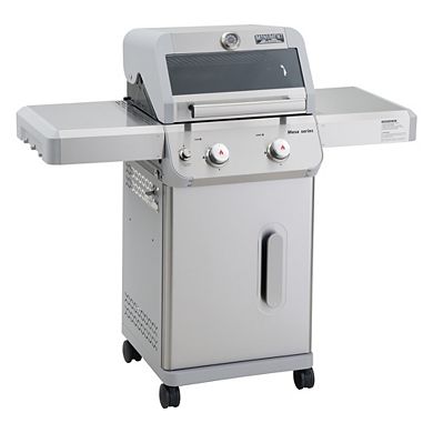 Monument Grills Mesa Series - 2 Burner Stainless Steel Powder Coated Propane Gas Grill