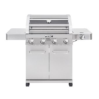 Monument Grills Classic Series 41847NG - 4 Burner Stainless Steel Liquid Propane/ Natural Gas Grill