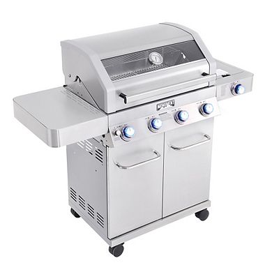 Monument Grills Classic Series 41847NG - 4 Burner Stainless Steel Liquid Propane/ Natural Gas Grill