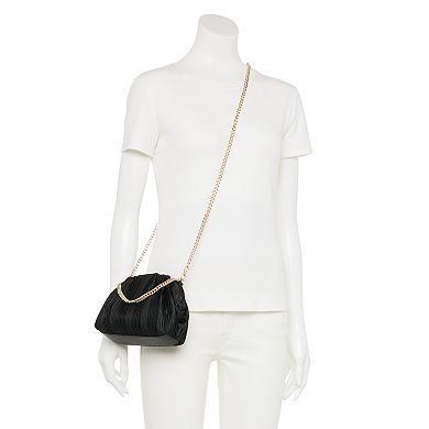 LC Lauren Conrad Molly Ruched Clutch