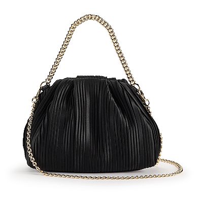 LC Lauren Conrad Molly Ruched Clutch