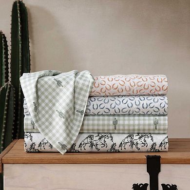 Wrangler Printed Microfiber Sheet Set