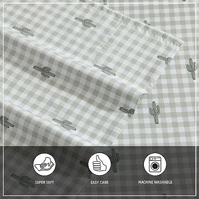 Wrangler Printed Microfiber Sheet Set