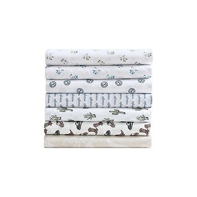 Wrangler Printed Microfiber Sheet Set