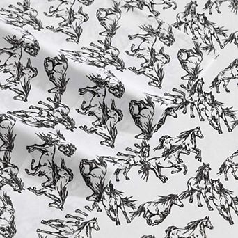 Wrangler Printed Microfiber Sheet Set