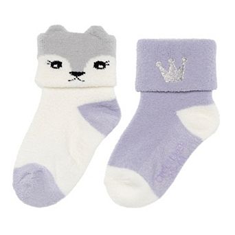 Toddler Cuddl Duds 2-Pack Cozy Socks