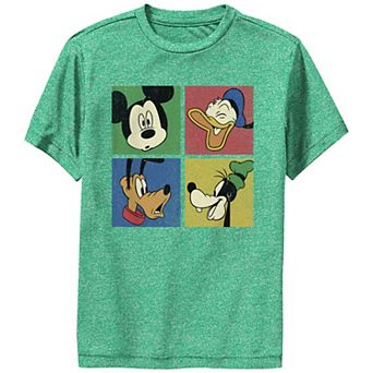 Disney's Mickey Mouse And Friends Expressions Portraits Performance Boys 8-20 Graphic Tee