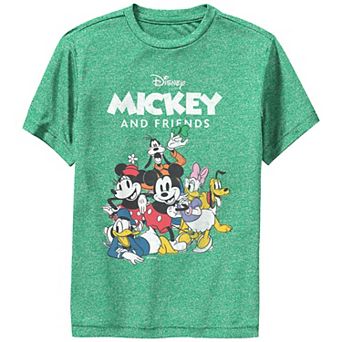 Disney's Mickey Mouse And Friends Vintage Style Performance Boys 8-20 Graphic Tee