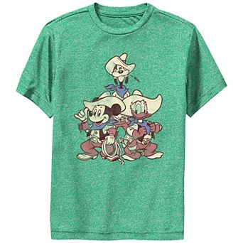 Disney's Mickey Mouse And Friends Vintage Cowboys Performance Boys 8-20 Graphic Tee