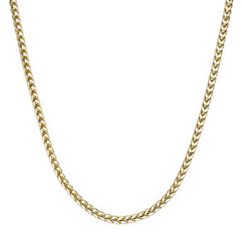 Men's LYNX 14k Gold Over Silver 3.8mm Franco Chain Necklace