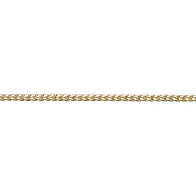 Men's LYNX 14k Gold Over Silver 3.8mm Franco Chain Necklace