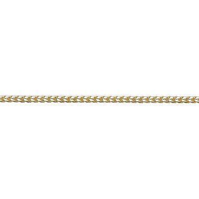 Men's LYNX 14k Gold Over Silver 3.8mm Franco Chain Necklace