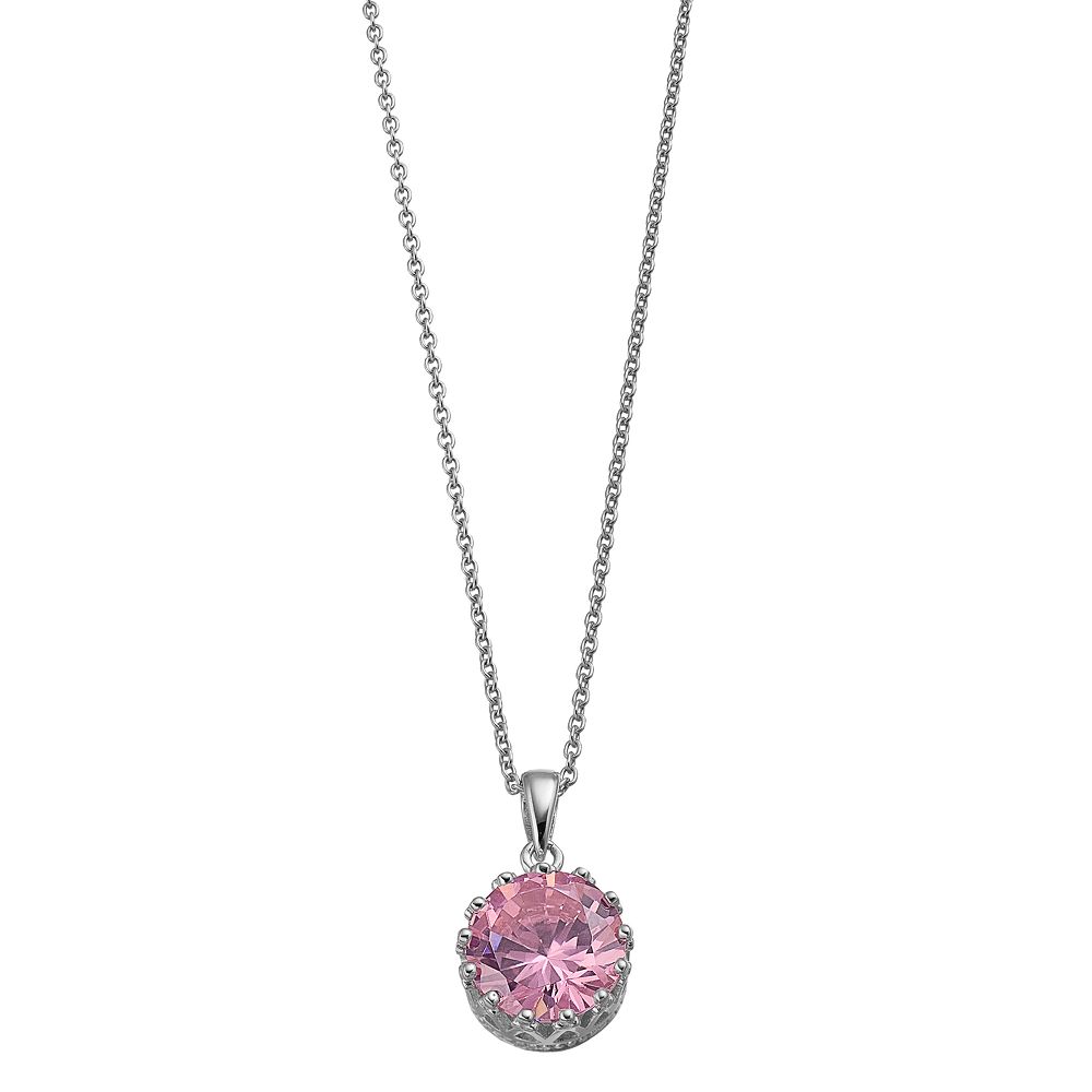 18ct Rose Gold Plated Sterling Silver Pink Pearl Pendant main image 0