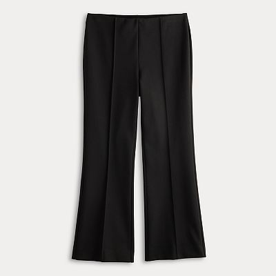 Women's Simply Vera Vera Wang Pintuck Ponte Kick Flare Pants