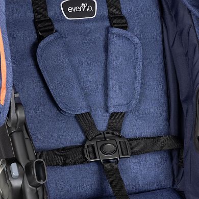 Evenflo Pivot Vizor Travel System with LiteMax Infant Car Seat