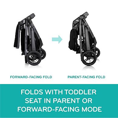 Evenflo Pivot Suite Modular Travel System with LiteMax Infant Car Seat