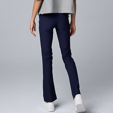 Women's Simply Vera Vera Wang Mid-Rise Pull-On Ponte Bootcut Pants