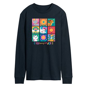 Disney's Men's You Bring Me Joy Long Sleeve Graphic Tee