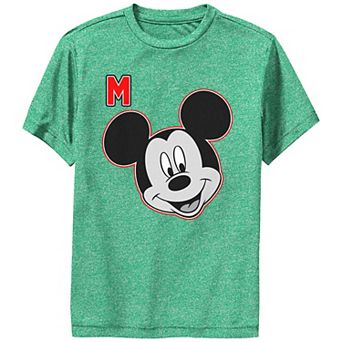 Disney's Mickey Mouse Letter M Performance Boys 8-20 Graphic Tee