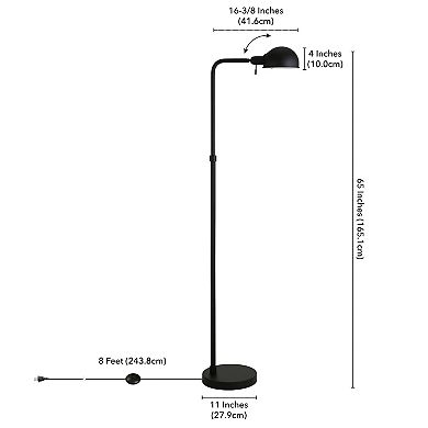 Finley & Sloane Arundel 66" Tall Integrated LED Floor Lamp with Metal Shade