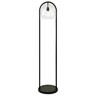 Finley & Sloane Sydney 64" Floor Lamp with Seeded Glass Shade