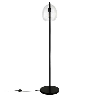 Finley & Sloane Sydney 64" Floor Lamp with Seeded Glass Shade