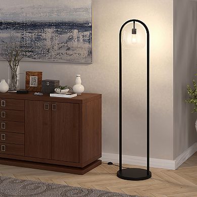 Finley & Sloane Sydney 64" Floor Lamp with Seeded Glass Shade