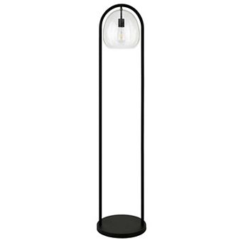 Finley & Sloane Sydney 64" Floor Lamp with Seeded Glass Shade