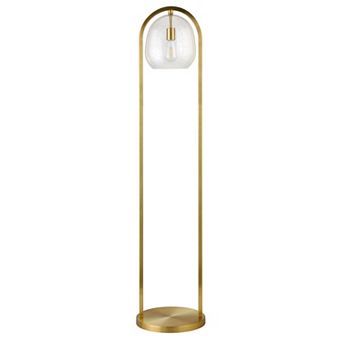 Finley & Sloane Sydney 64" Floor Lamp with Seeded Glass Shade