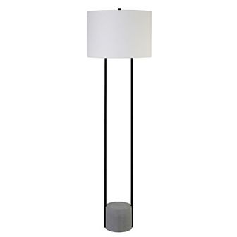 Finley & Sloane Uma 65" Tall Floor Lamp with Fabric Shade